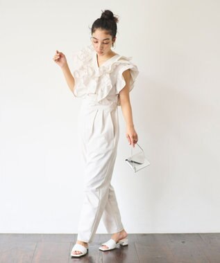 #Newans ラッフルフリルオールインワン オフ