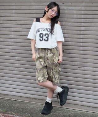 WEGO ドッキングドロストショートT ホワイト