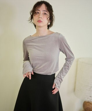 #Newans 【洗濯機可／ 前後着用可】 シアーベロアプルオーバー