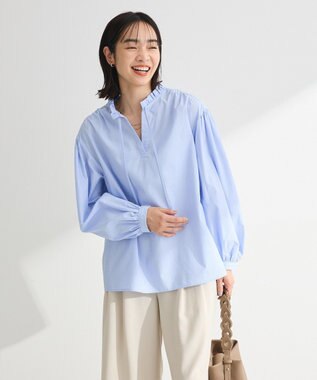 Green Parks ２ｗａｙフリルハイネックブラウス