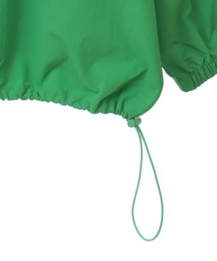 Green Parks ナイロンロゴＶネックプルオーバー Light Khaki