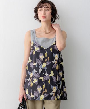 23区 S 【先行予約】カラーリリープリント キャミソールブラウス