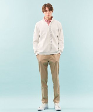 23区GOLF 【MEN】【UVケア】ワッフル パーカー ホワイト系