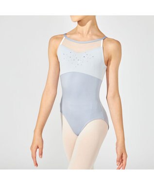 Chacott ノースリーブレオタード パールグレー