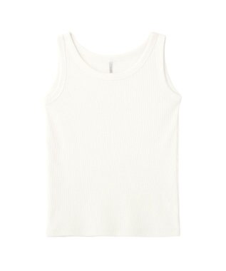 AMERICAN HOLIC テレコタンクトップ Off White