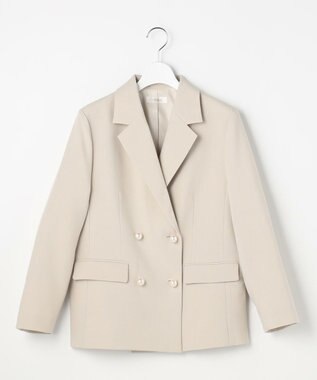 Feroux 【先行予約】パール釦テーラード ジャケット ベージュ系