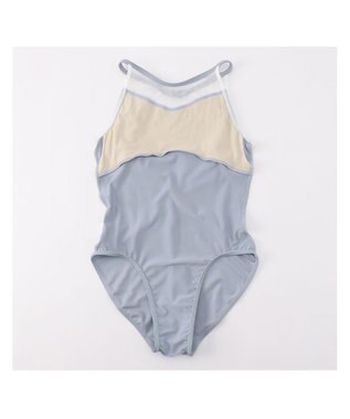 Chacott ノースリーブレオタード パールグレー