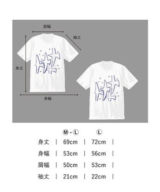 nitorito 【UNISEX】tori Tシャツ blue×(Silver箔プリント)