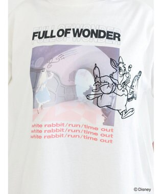 Green Parks アリス／グラフィックＴＥＥ Off White