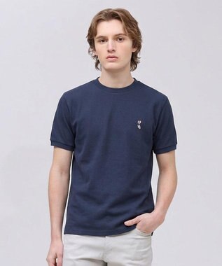 J.PRESS MEN 新デザイン【BULLDOG BOY】カノコレジメン クルーネック Tシャツ