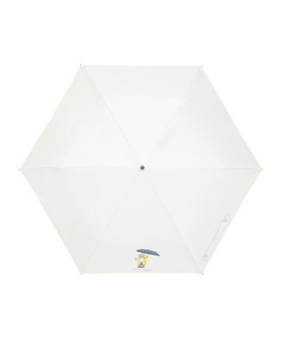 MOONBAT 【 遮光率100％/遮熱/UV/軽量】POLO RALPH LAUREN（ポロ ラルフローレン）晴雨兼用日傘  レインベア  折りたたみ傘 オフホワイト