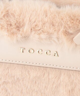 TOCCA CHOCOLA FUR BAG ファーバッグ ベージュ系