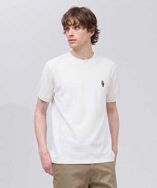 J.PRESS MEN 新デザイン【BULLDOG BOY】カノコレジメン クルーネック Tシャツ