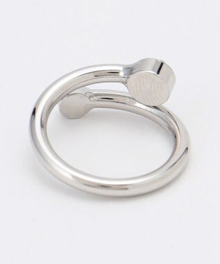 J.PRESS LADIES 【WEB限定】2way ビジュー スカーフ リング シルバー系