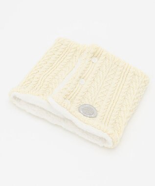 23区GOLF ギフトにも最適！【WOMEN】ニット ネックウォーマー ホワイト系