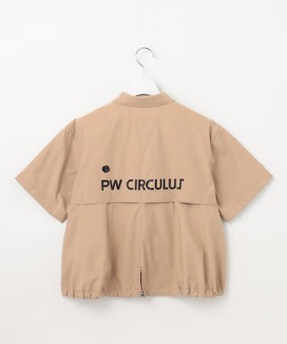PW CIRCULUS 【WOMEN】ギャザリング シャツ ゴルフウェア レディース ベージュ系