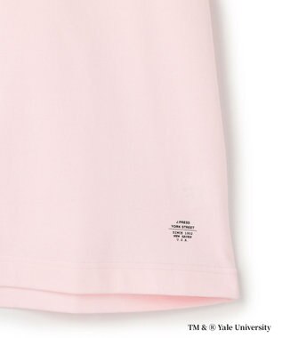 J.PRESS YORK STREET 【YALE別注】【UNISEX】カレッジ プリント Tシャツ ピンク系