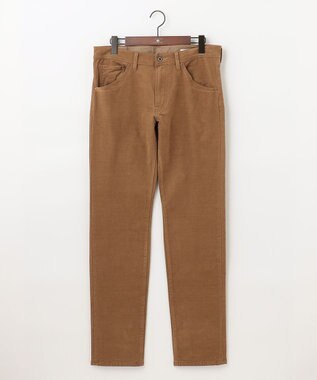 JOSEPH ABBOUD 【裏起毛/ストレッチ】5ポケットオーガニックカルゼ パンツ キャメル系