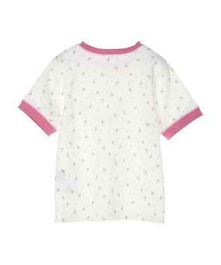 Green Parks アリス／小花ワッペンＴＥＥ Red