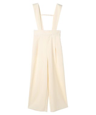 earth music&ecology ２ｗａｙハイウエストパンツ Ivory