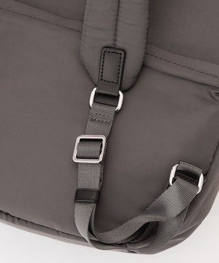 Y'SACCS ポリエステルツイル リュックサック ダークグレー