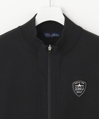 23区GOLF 【MEN】ニット ブルゾン ブラック系