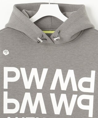 PW CIRCULUS 【NEWデザイン】【MEN】 LOGO graphic  デタッチャブルフーディー グレー系