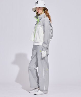 PW CIRCULUS 【花粉がつきにくい】【WOMEN】セミワイドパンツ ゴルフウェア レディース グレー系