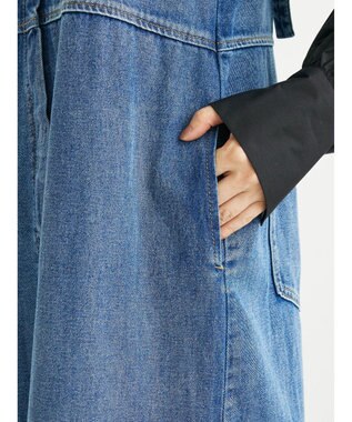 Green Parks ・ＳＵＧＡＲ　ＳＰＯＯＮ　カラーデニムジャンスカ Indigo