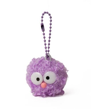 WEGO ミニポワポワモンスターぬいぐるみキーホルダー パープル