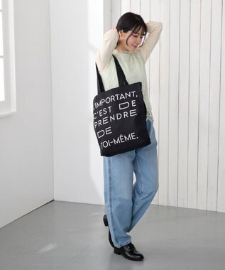 ROOTOTE 1019【A4サイズ収納】SC.トール.リサイクルコットン-B 08：ブラック