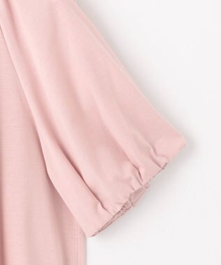 J.PRESS LADIES 【WEB限定・洗える・接触冷感】バルーンジャージー カットソー 【WEB限定】ピンク系