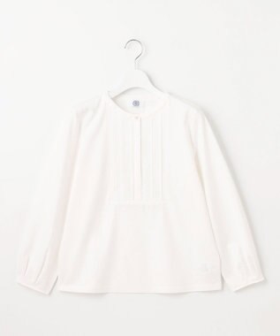 J.PRESS LADIES S 【吸水速乾】プレーティングジャージー ハシゴレース カットソー ホワイト系