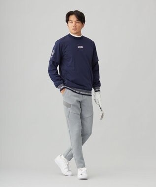 23区GOLF 【MEN】【袖取り外し可】２ＷＡＹプルオーバー ネイビー系