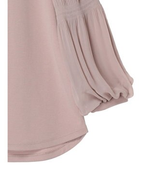 earth music&ecology マジョリカプリーツプルオーバー Pink Beige