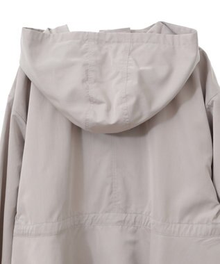 earth music&ecology ドロストペプラムマウンテンパーカー Gray Beige