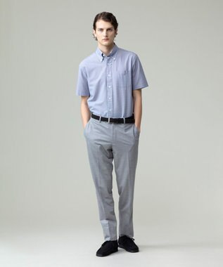 J.PRESS MEN 過酷な夏を乗り切るマストな1着！【 高通気性 / 軽量 / ノンアイロン / 撥水】【BEAT HEAT SYSTEM】半袖シャツ / B.D. ネイビー系3