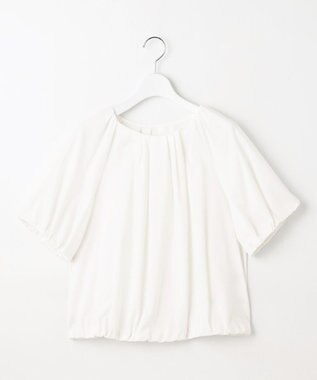 J.PRESS LADIES 【WEB限定・洗える・接触冷感】バルーンジャージー カットソー 【WEB限定】オフホワイト系