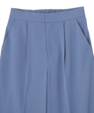 YECCA VECCA 【接触冷感】COOLスリットワイドパンツ Blue