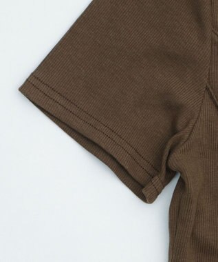 WEGO WジップスタッズクロップドSSトップス カーキ