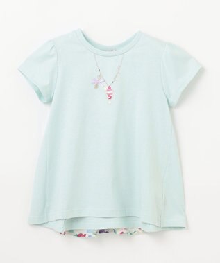 ANY KIDS 接触冷感 しろくま バックシャン Tシャツ ミント×フルーツ