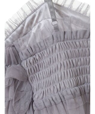 earth music&ecology チュールビスチェ Gray