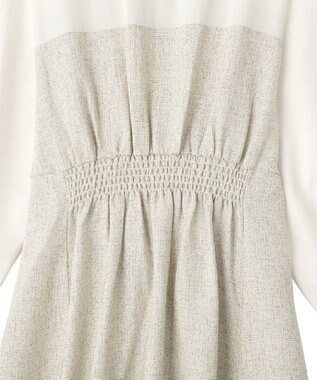 YECCA VECCA ベアドッキングワンピース Ivory