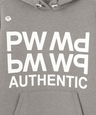 PW CIRCULUS 【NEWデザイン】【MEN】 LOGO graphic  デタッチャブルフーディー グレー系