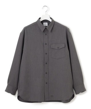 J.PRESS YORK STREET 【UNISEX】2WAY 羽織シャツ グレー系