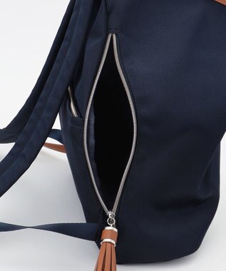 LA BAGAGERIE 【復刻リニューアル】口折れタッセル付きリュックサック　Sサイズ ネイビー