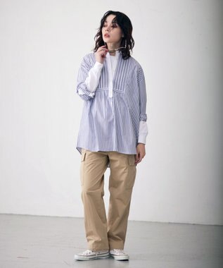 J.PRESS YORK STREET 【UNISEX】カーゴパンツ ベージュ系