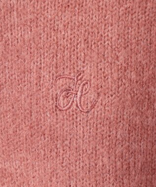 Feroux ハーフジップニット プルオーバー ピンク系