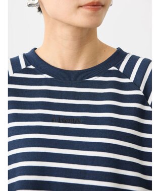 AMERICAN HOLIC バックＺＩＰロゴ刺繍ポンチチュニック Border