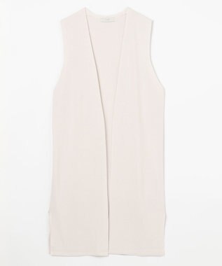 ANY 【洗濯機可/接触冷感】クールタッチニットジレ エクリュ